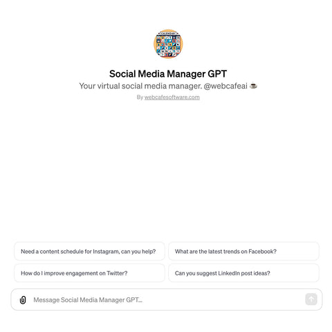 Social Media Manager GPT